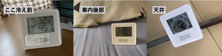 ここひえは意味ない 涼しくない 温度を測定して本当に冷えるのかを検証 Vanlife Hokkaido